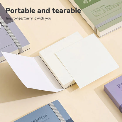 Portable 40-Sheet Mini Sketchbook – 250GSM Thick Paper