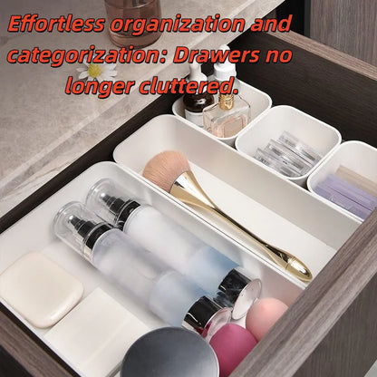 Interlocking Drawer Organizer Tray Set