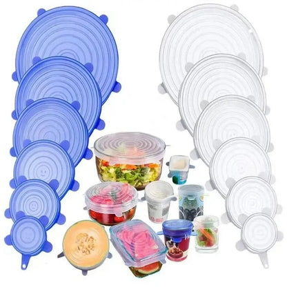 Reusable Silicone Stretch Lids