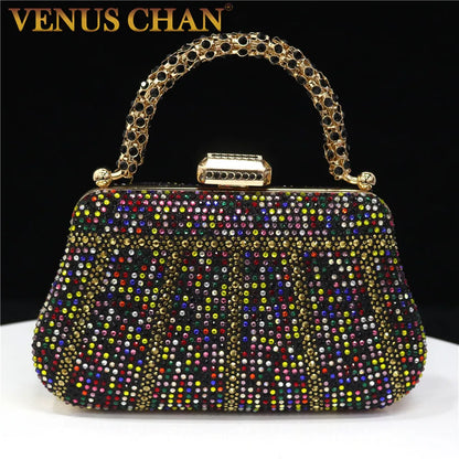Luxury Rhinestone Evening Clutch Bag