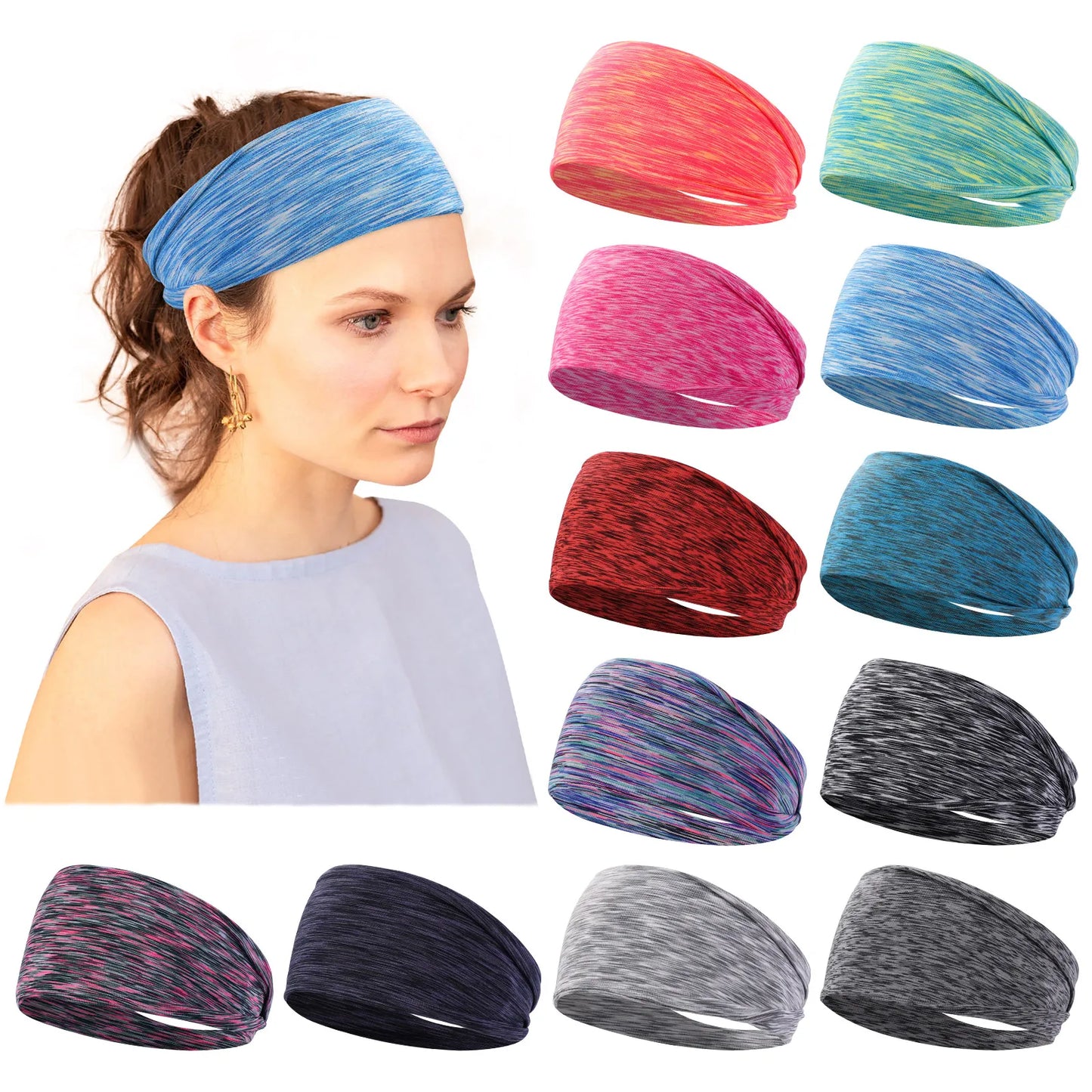 Absorbing Sweat Sport Hair Bands