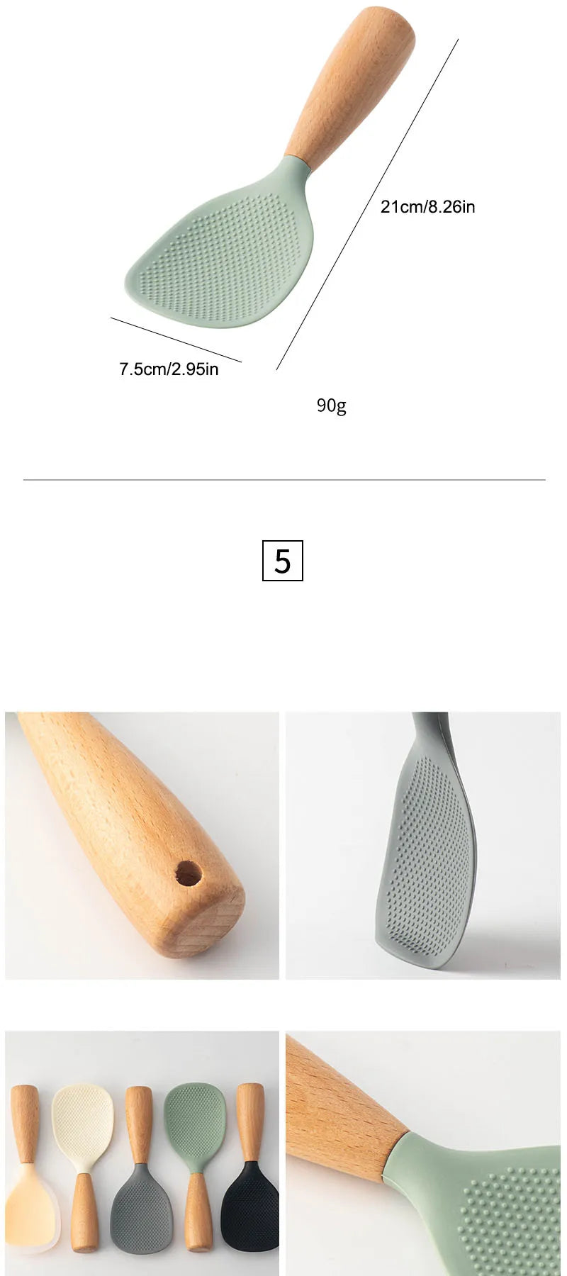 Silicone Non-Stick Cooking Spoon