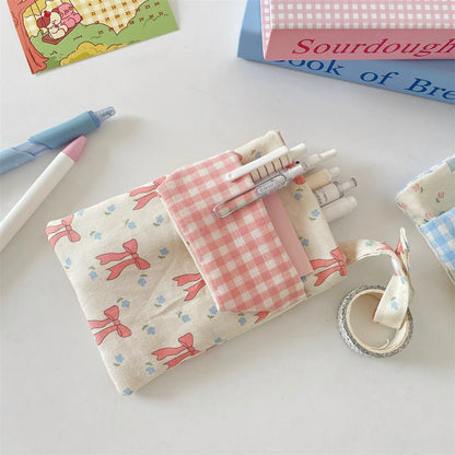 Floral Fabric Pencil Case