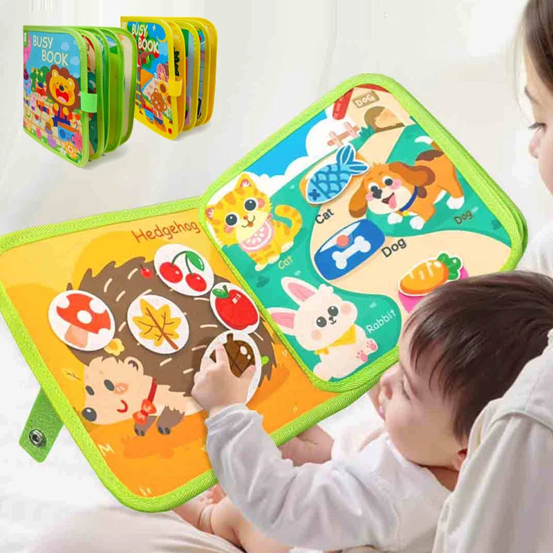 Felt Busy Book for Toddlers
