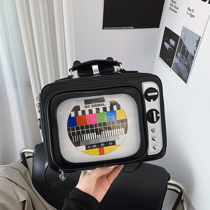 Permanently Retro TV Crossbody Handbag