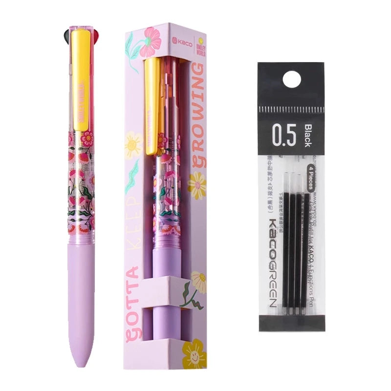 0.5mm Gel Pen & Mechanical Pencil Multi Pen for School & Office