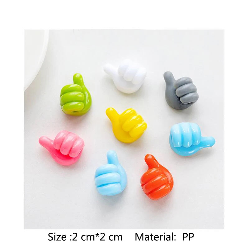 Thumb Silicone Cable Organizer Clips Set