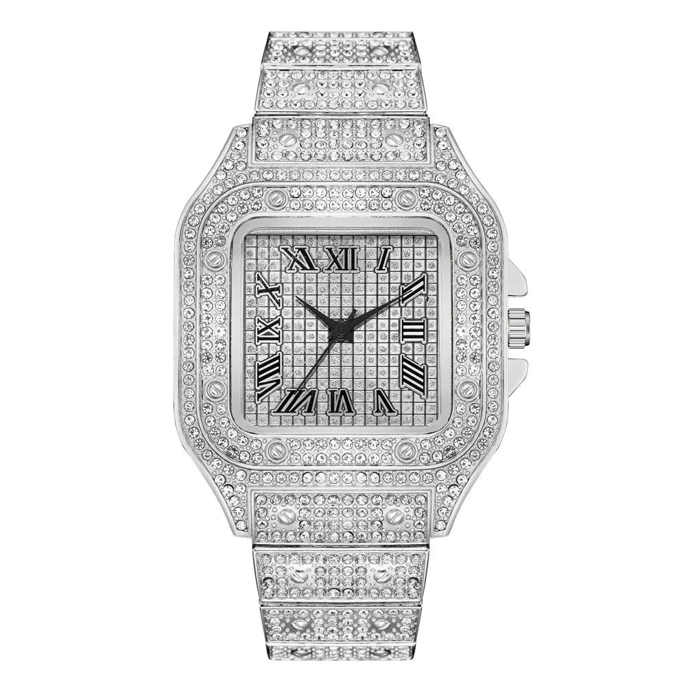 Men's Luxury Roman Numeral Quartz Business Watch