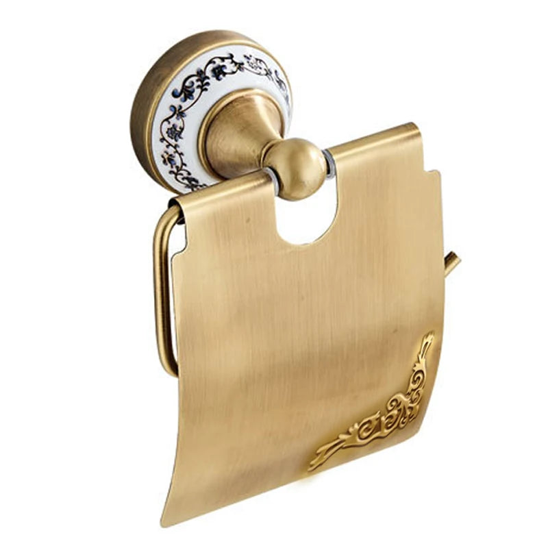Solid Brass Bathroom Accessories Set