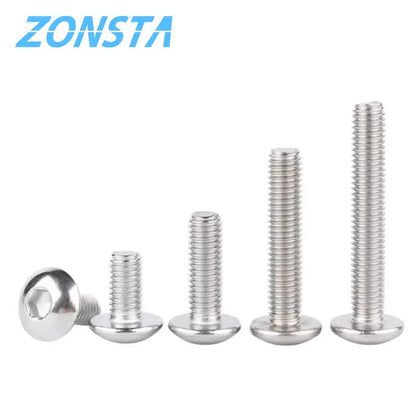 304 Stainless Steel Hex Socket Button Head Screws