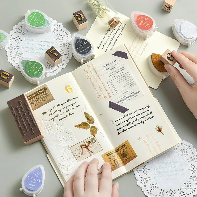 Colourful Craft Ink Pad for Stamping