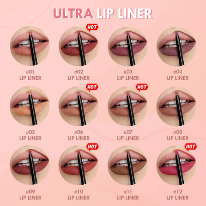 Waterproof Matte Lip Liner Pencil