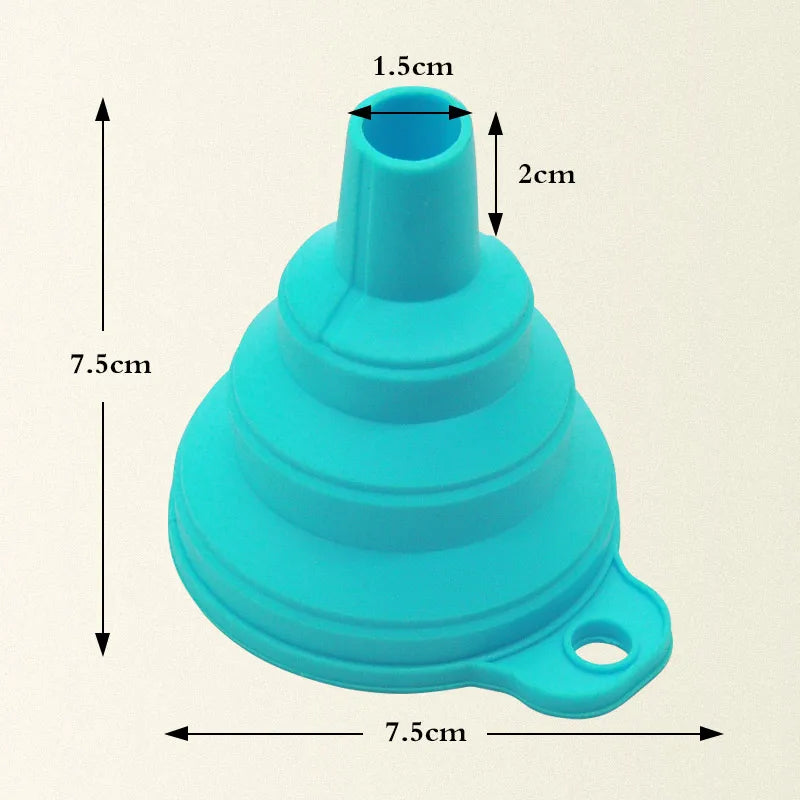 Mini Foldable Silicone Funnel