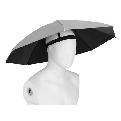 Foldable Head Umbrella Hat
