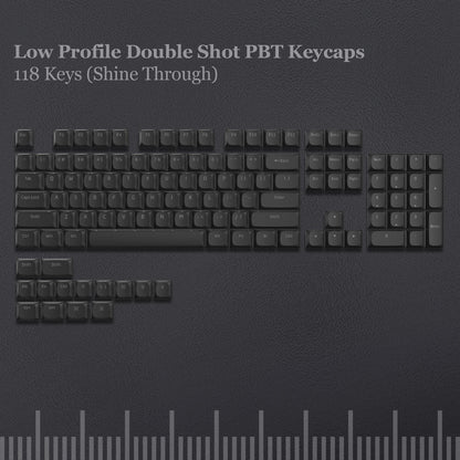 Gradient Purple Low Profile Keycaps