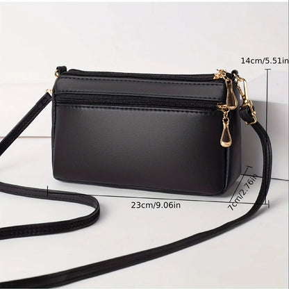 Quilted Handbag with Tassel & Phone Wallet Storage