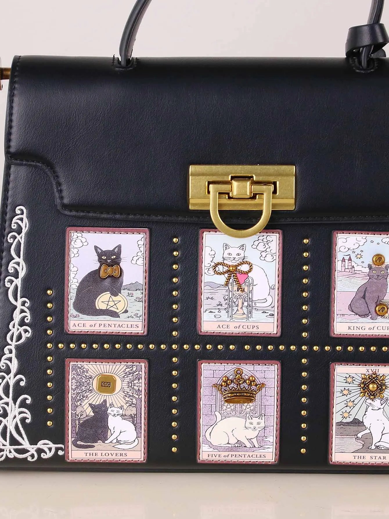 Embroidered Dream House Women’s Handbag