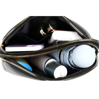 Women’s Genuine Cowhide Leather Crossbody Messenger Bag