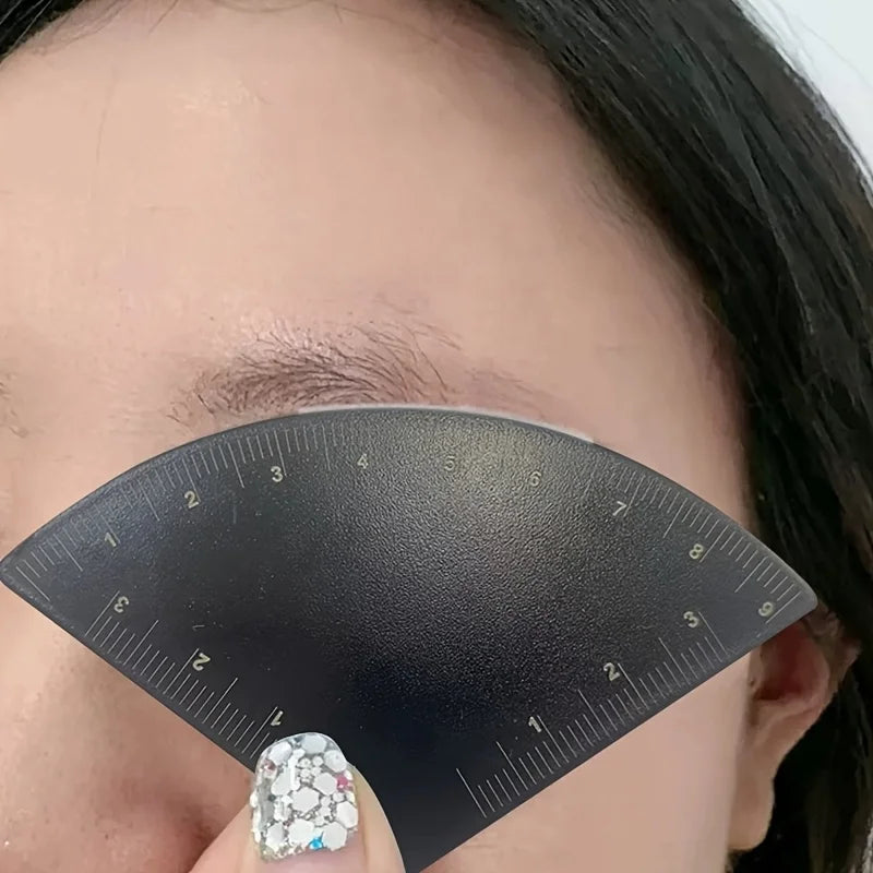 Eyebrow Stencil Kit with Measuring Ruler