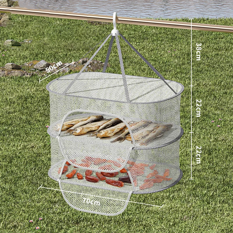 Portable Mesh Hanging Drying Rack