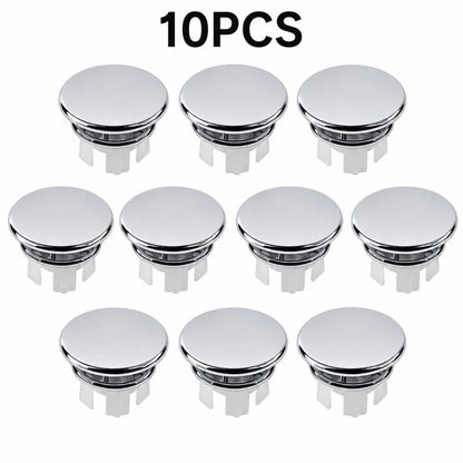Chrome Basin Overflow Cover Insert