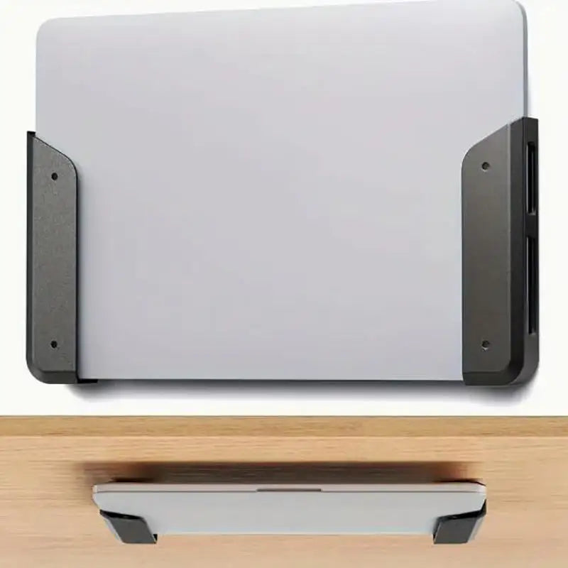 Under Desk & Wall Mount Laptop Storage Holder