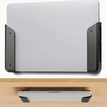 Under Desk & Wall Mount Laptop Storage Holder