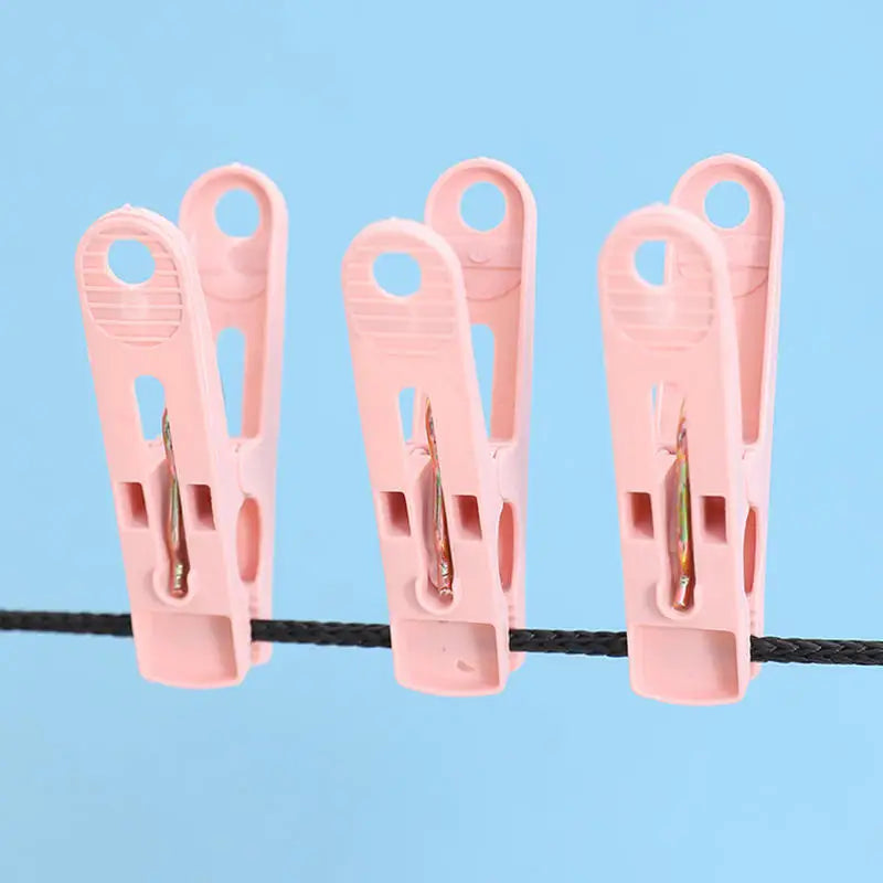 Plastic Clothespins with Storage Basket for Laundry & Home
