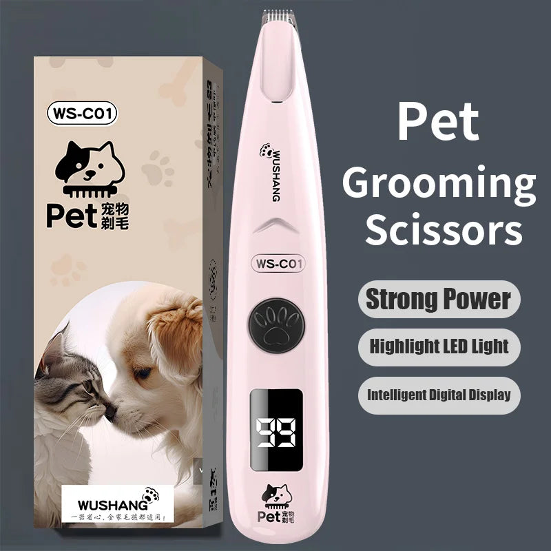 Rechargeable Waterproof Paw, Face & Ear Hair Trimmer