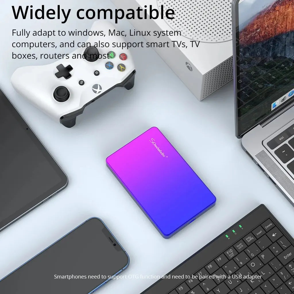 2.5” USB 3.0 External HDD for PC, Mac, PS4, PS5 & Xbox