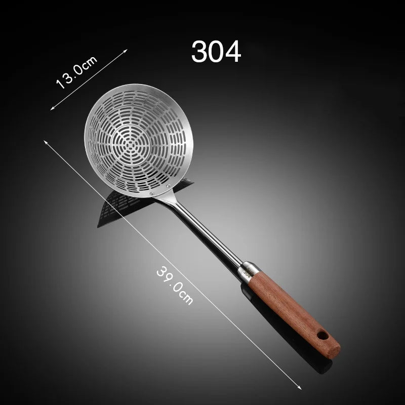 304 Stainless Steel Kitchen Strainer Scoop