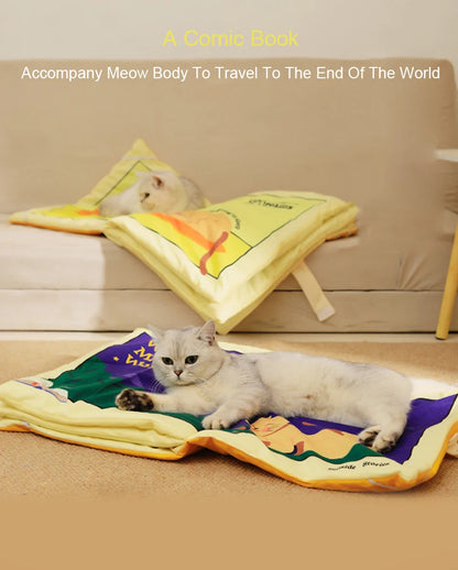 Book Style Foldable Pet Bed Mat