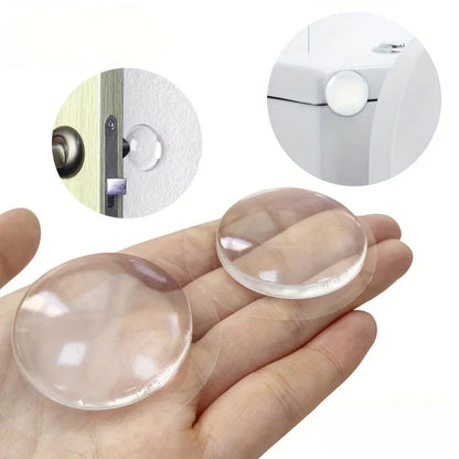 Clear Silicone Door Handle Wall Protector Bumpers