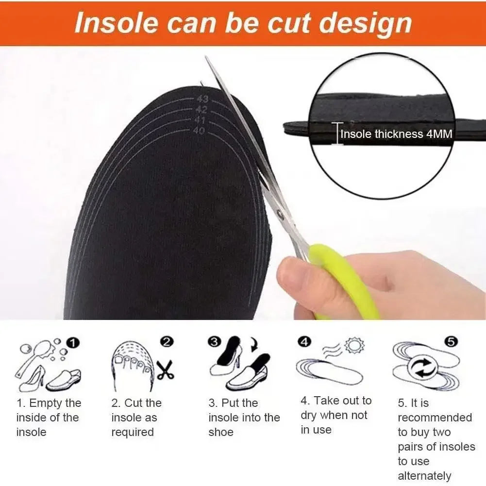 USB Heated Full Foot Insoles