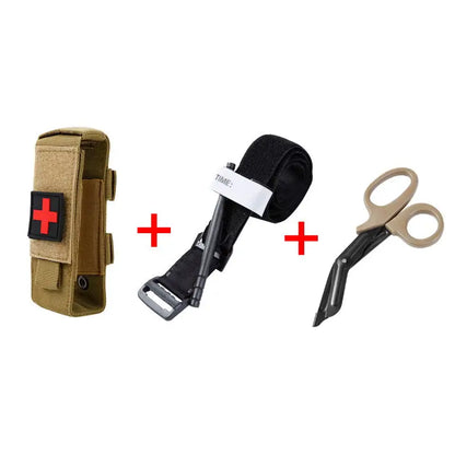 First Aid Kit Tourniquet Set Pouch Nursing Holder