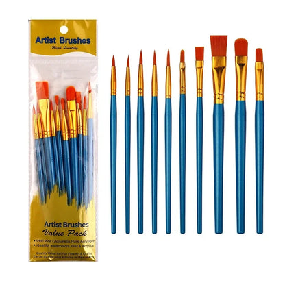 Multi-Purpose Artist Paint Brush Set