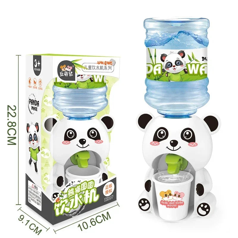 Cartoon Mini Water Cooler with Cup & Bottle