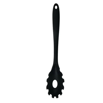 Silicone Pasta Colander Spoon with Long Handle