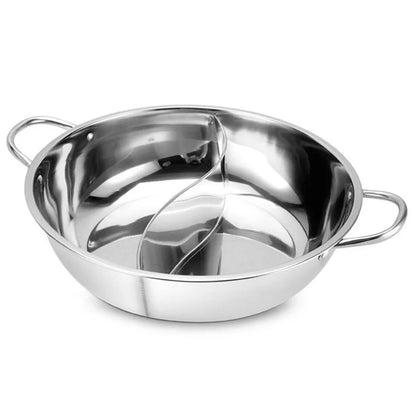 Stainless Steel Twin Divided Hot Pot