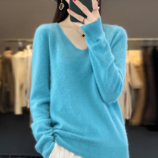 100% Pure Wool Cashmere Sweater