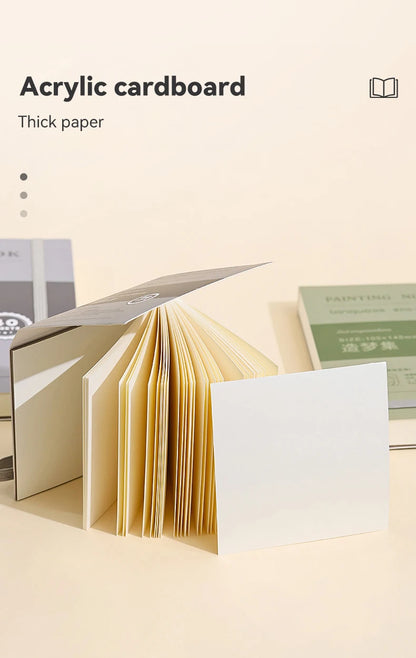 Portable 40-Sheet Mini Sketchbook – 250GSM Thick Paper