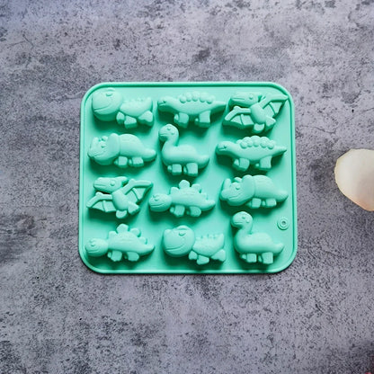 3D Dinosaur Silicone Baking Mold Tray