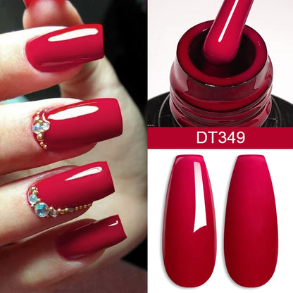 MEET ACROSS 7ml Red Gel Nail Polish