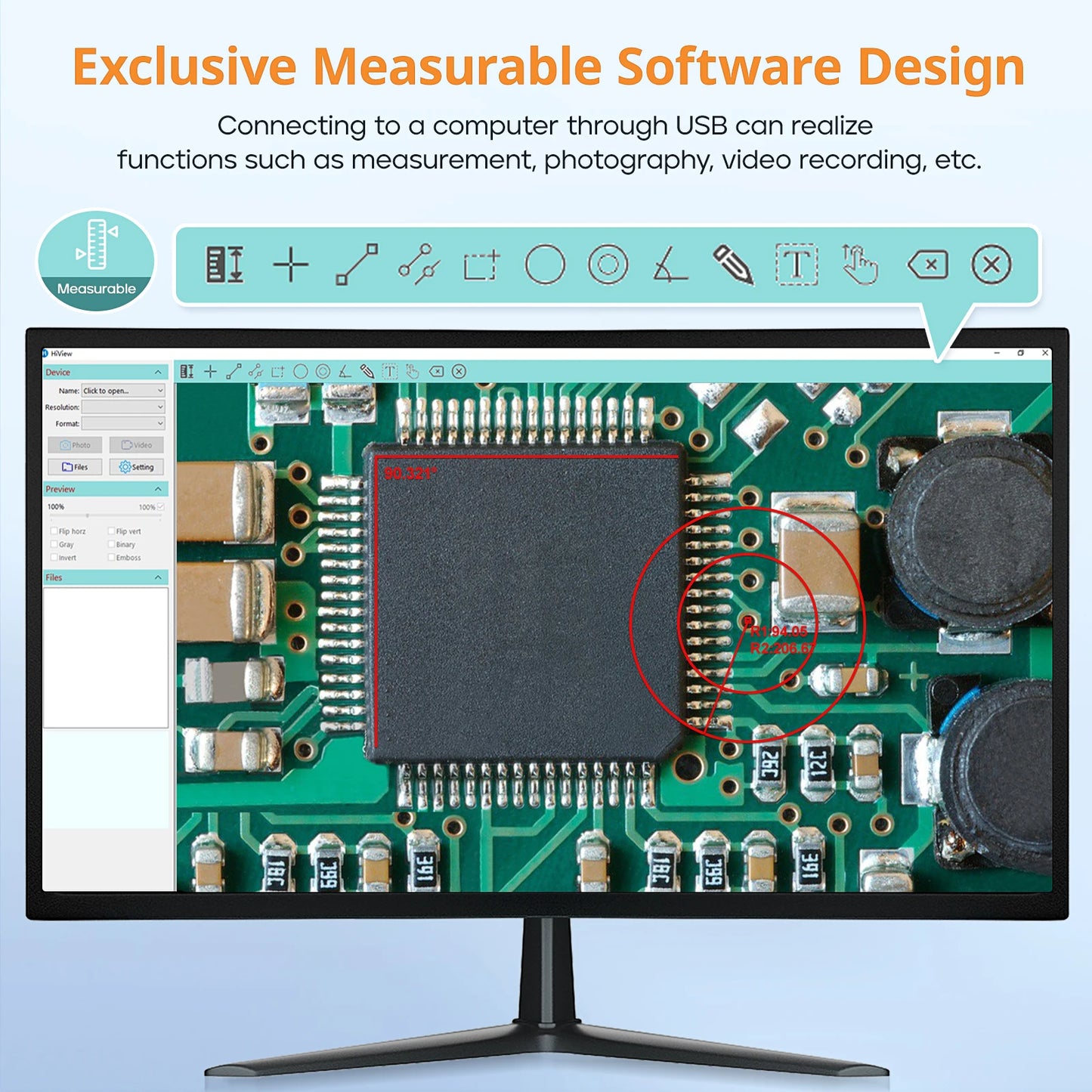Hayve DM9 Digital LCD Microscope
