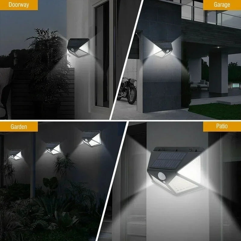 Waterproof Solar Security Light with PIR Motion Detection