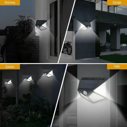 Waterproof Solar Security Light with PIR Motion Detection