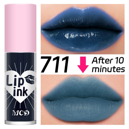Long-Lasting Velvet Lip Gloss Stain – Plumping Liquid Lip Makeup