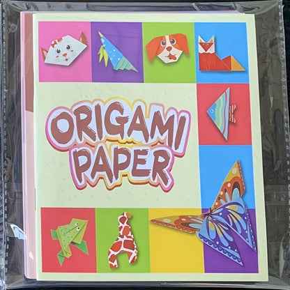 Creative Origami Paper Set with Instruction Booklet