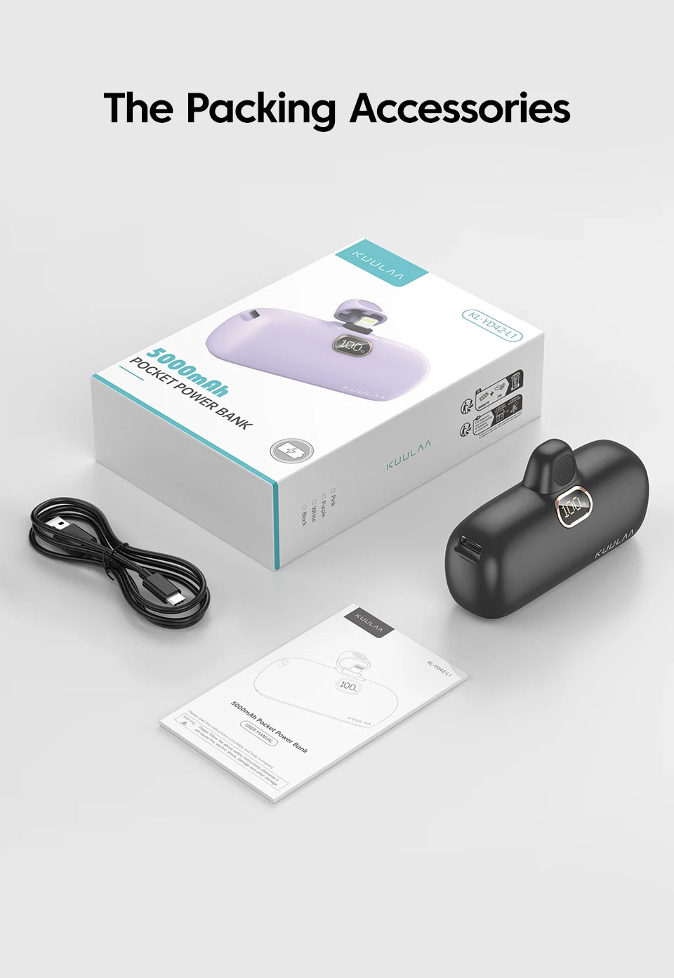 20W Fast Charging Portable Power Bank