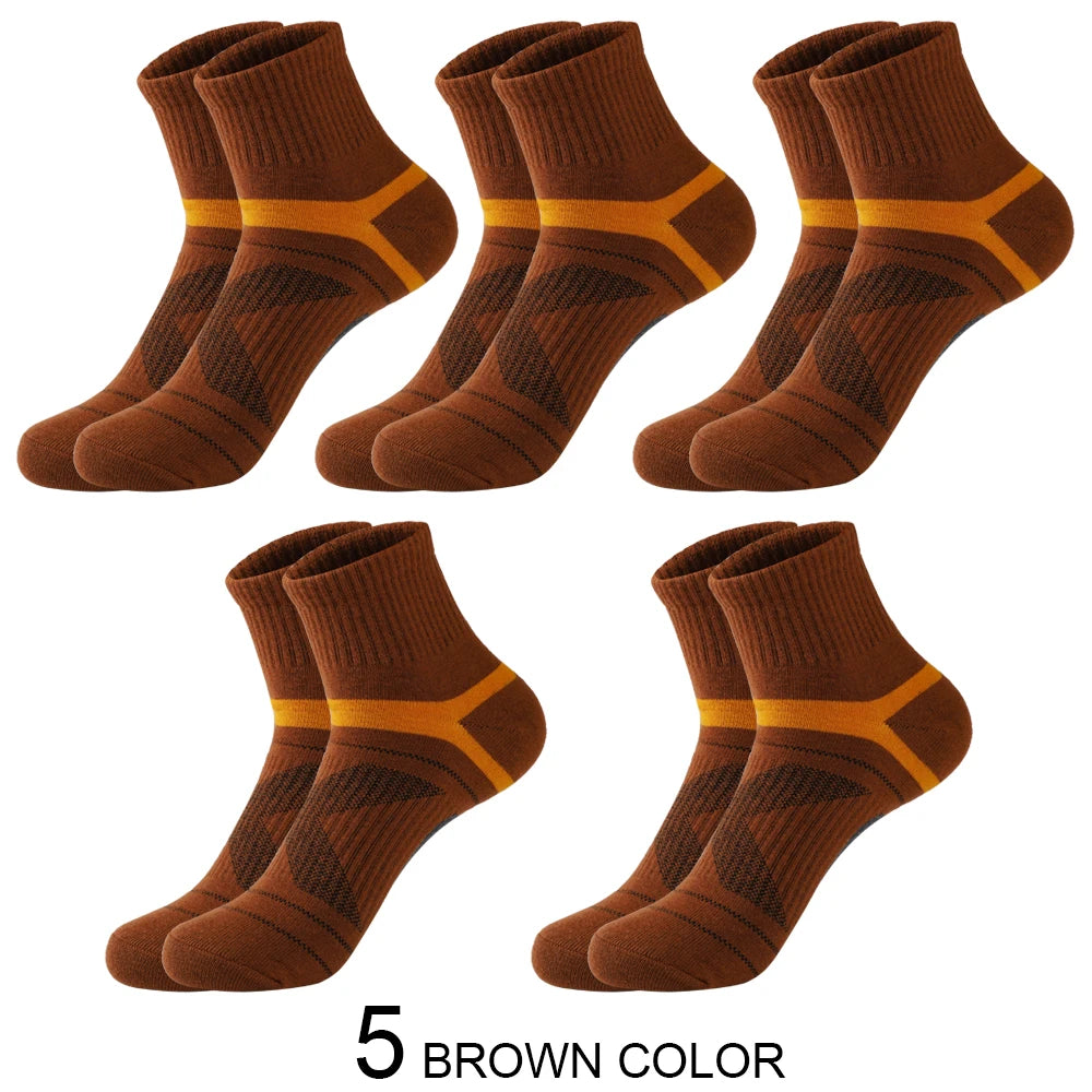 Men’s Cotton Sports Crew Socks 5 Pairs